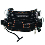 Buckingham 2100M 8″ Black Leather 4 Dee Ring Belt
