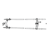 Hubbell Standard Duty Two-Pole Strain Carriers