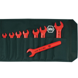 Wiha Insulated Open End Wrench 8 Piece Inch Set