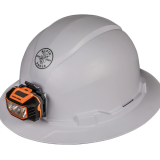 Klein Hard Hat, Non-vented, Full Brim Style with Headlamp – 60400/60406