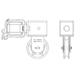 Combination Swivel Wireholder:Sheave2