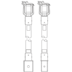 Swivel Wireholder Jib Extensions for Telelect trucks