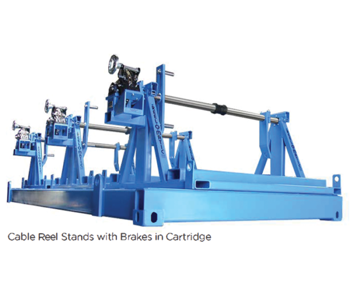 ReelOMatic Cable Reel Stand with Options